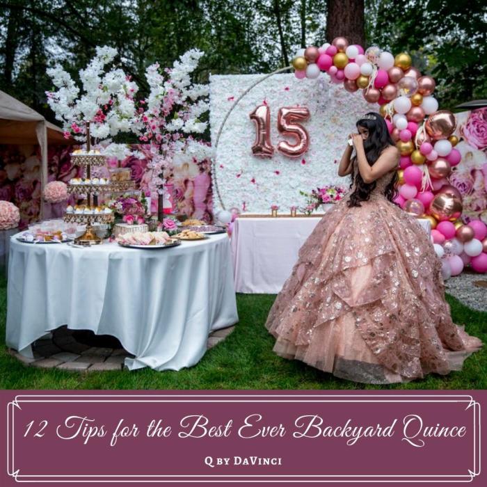 How do you make decoration for a quinceanera