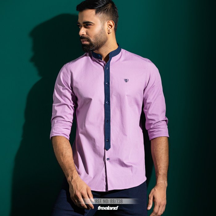 Mens mock neck dress shirts