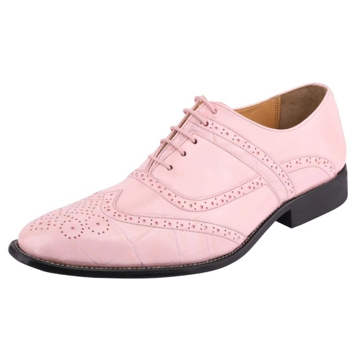 Mens hot pink dress shoes