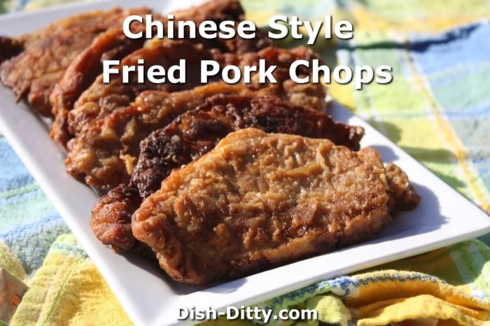 How to cook pork chop chinese style