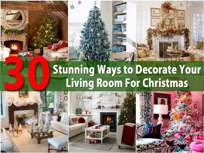 How to decorate a sitting room for christmas