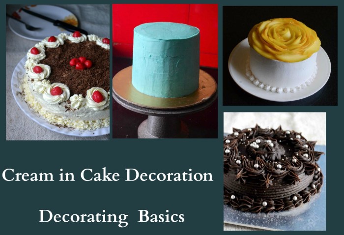 How to make the cream for cake decoration