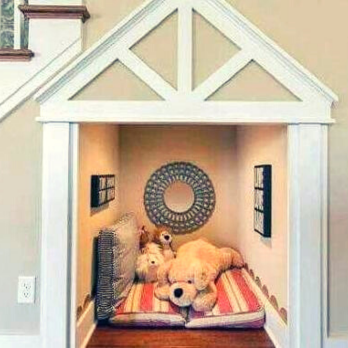 Quarto cachorro pup relax decorado indoor doggy apartmenttherapy