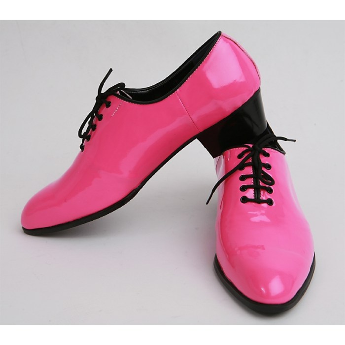 Mens hot pink dress shoes