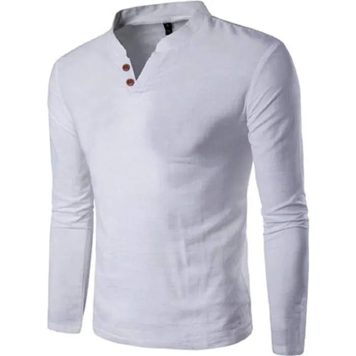 Men's long sleeve pullover dress shirts