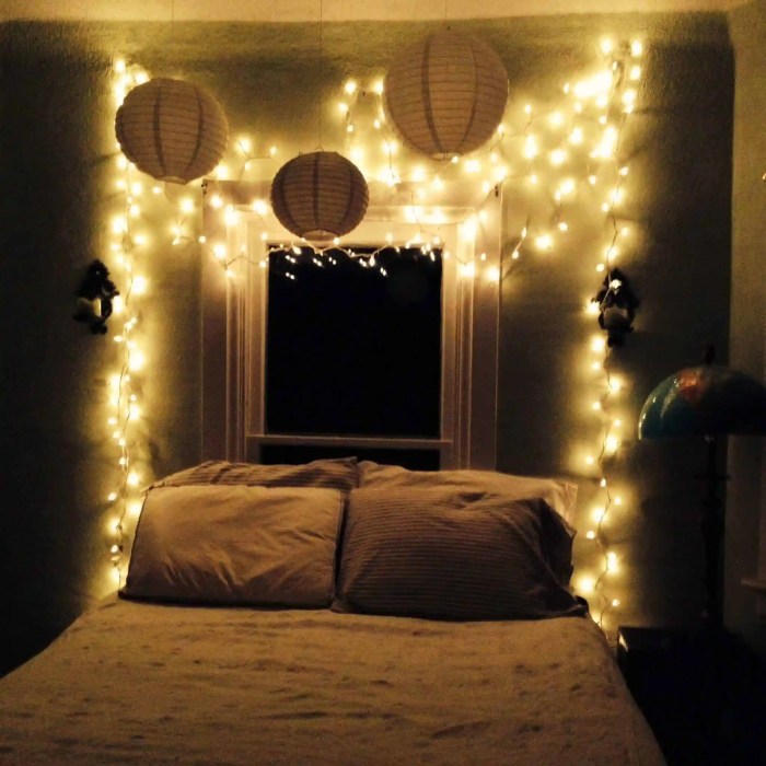 How to decorate room with light